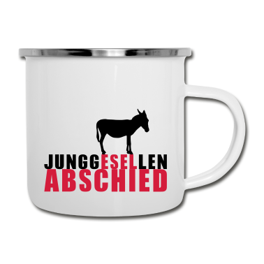 Junggesellenabschied Emaille Tasse - JunggESELlenabschied