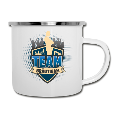 Junggesellenabschied Emaille Tasse - JGA! Junggesellenabschied!