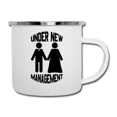 Junggesellenabschied Emaille Tasse - Heirat Junggesellenabschied