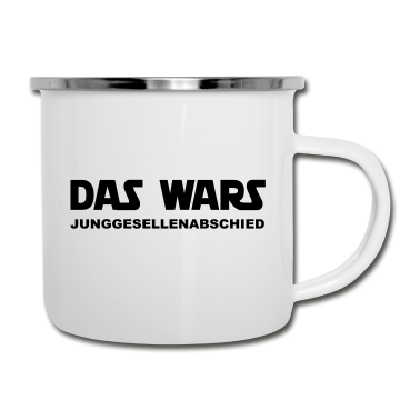 Junggesellenabschied Emaille Tasse - junggesellenabschied