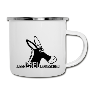 Junggesellenabschied Emaille Tasse - JunggESELlenabschied