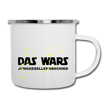 Junggesellenabschied Emaille Tasse - junggesellenabschied