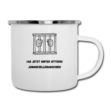 Junggesellenabschied Emaille Tasse - Junggesellenabschied