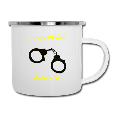 Junggesellenabschied Emaille Tasse - Junggesellenabschied