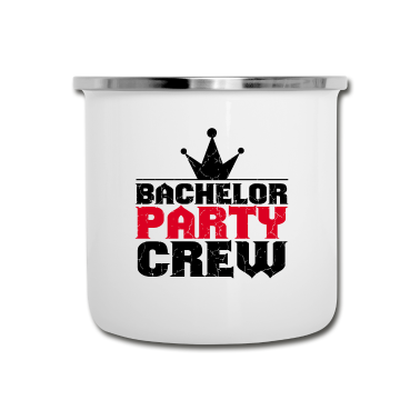 Junggesellenabschied Emaille Tasse - Junggesellenabschied Hochzeit