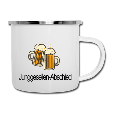 Junggesellenabschied Emaille Tasse - Junggesellenabschied