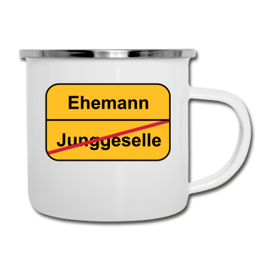Junggesellenabschied Emaille Tasse - Junggesellenabschied