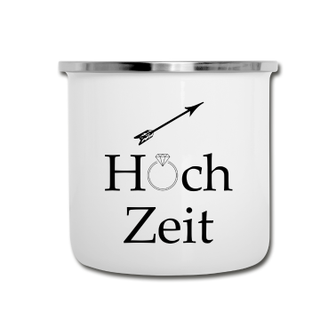 Junggesellenabschied Emaille Tasse - Hochzeit Junggesellenabschied