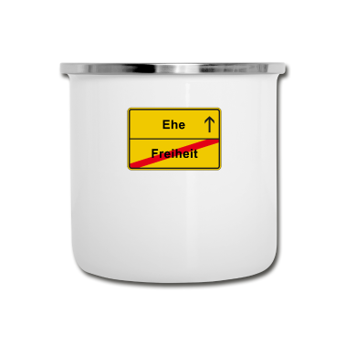 Junggesellenabschied Emaille Tasse - Junggesellenabschied Heirat