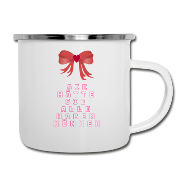 Junggesellenabschied Emaille Tasse - Junggesellenabschied Junggesellinnenabschied