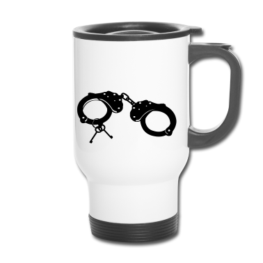 Junggesellenabschied Thermobecher - Handschellen - Junggesellenabschied