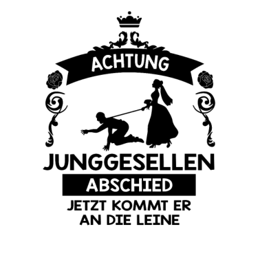 Motiv Achtung Junggesellenabschied
