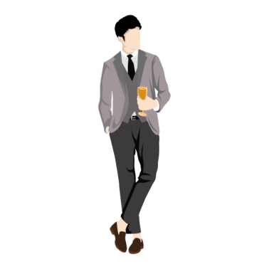 Motiv Gentlema Junggesellenabschied