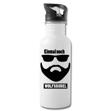 Junggesellenabschied Trinkflasche - Einmal noch Wolfsrudel