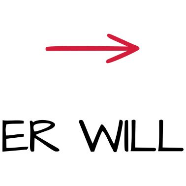 Motiv Er will Junggesellenabschied Pfeil