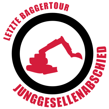 Motiv baggertour junggesellenabschied