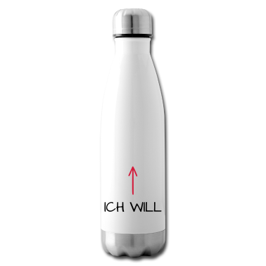 Junggesellenabschied Trinkflasche - Ich will Junggesellenabschied Pfeil