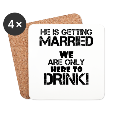 Junggesellenabschied Untersetzer - Junggesellenabschied