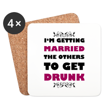 Junggesellenabschied Untersetzer - Junggesellenabschied