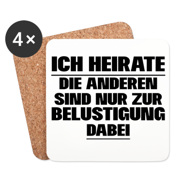 Junggesellenabschied Untersetzer - Junggesellenabschied