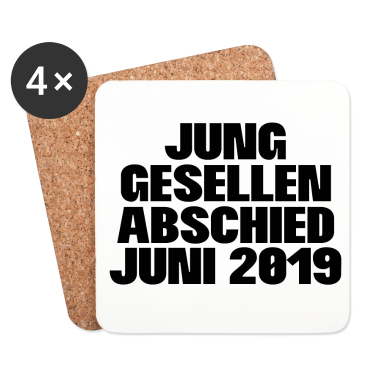 Junggesellenabschied Untersetzer - Junggesellenabschied