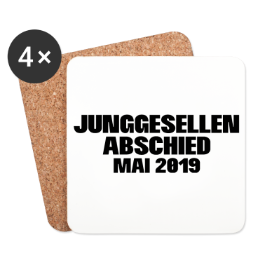 Junggesellenabschied Untersetzer - Junggesellenabschied