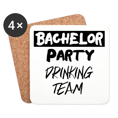 Junggesellenabschied Untersetzer - Junggesellenabschied