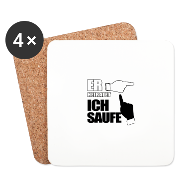 Junggesellenabschied Untersetzer - Junggesellenabschied