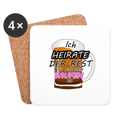 Junggesellenabschied Untersetzer - Junggesellenabschied