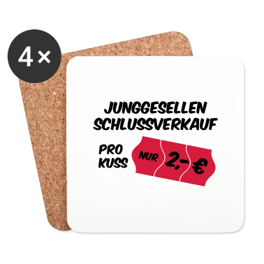 Junggesellenabschied Untersetzer - Junggesellenabschied