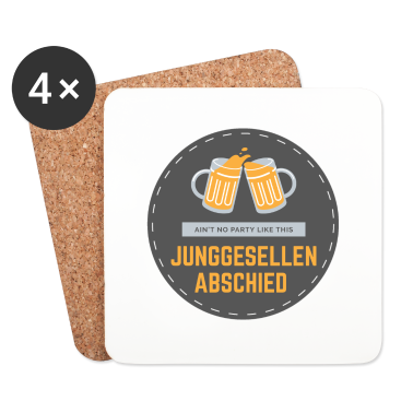 Junggesellenabschied Untersetzer - Junggesellenabschied