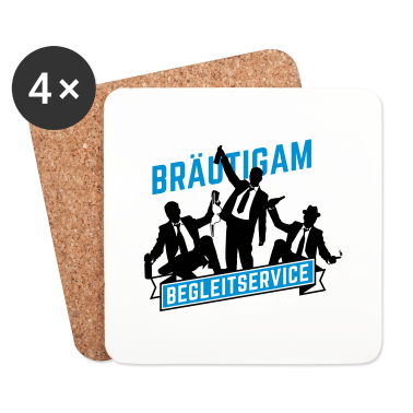 Junggesellenabschied Untersetzer - junggesellenabschied bräutigam