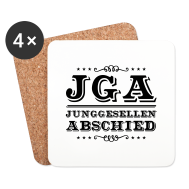 Junggesellenabschied Untersetzer - jga junggesellenabschied