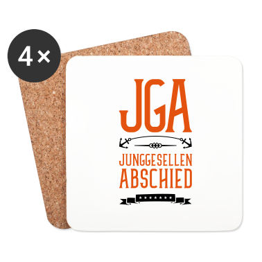 Junggesellenabschied Untersetzer - jga junggesellenabschied