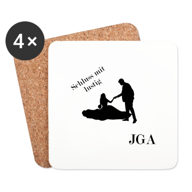 Junggesellenabschied Untersetzer - Junggesellenabschied Polterabend