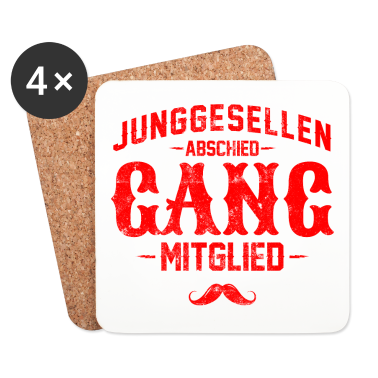 Junggesellenabschied Untersetzer - Junggesellenabschied gang