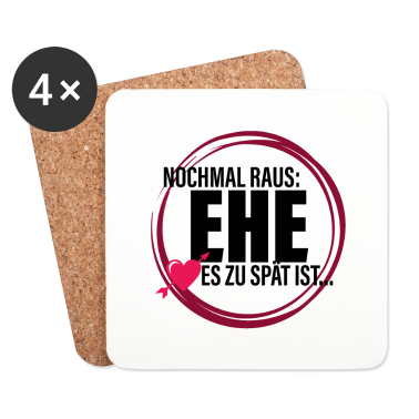 Junggesellenabschied Untersetzer - Hochzeit Junggesellenabschied