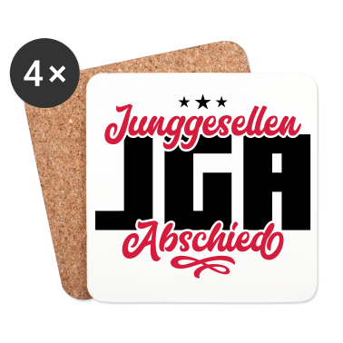 Junggesellenabschied Untersetzer - jga junggesellenabschied
