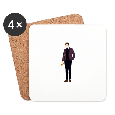 Junggesellenabschied Untersetzer - Gentleman Junggesellenabschied