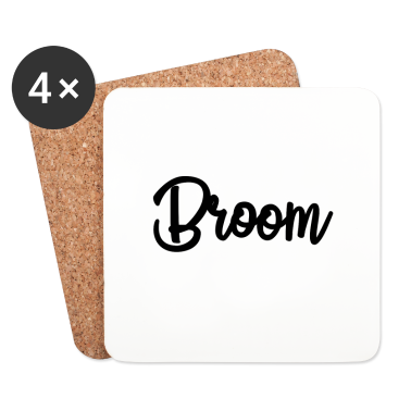 Junggesellenabschied Untersetzer - Besen / Junggesellenabschied / Junggesellenabschied