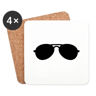 Junggesellenabschied Untersetzer - Sonnenbrille Junggesellenabschied