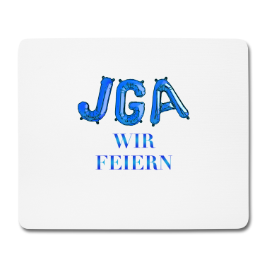 Junggesellenabschied Mousepad - Junggesellenabschied wir feiern