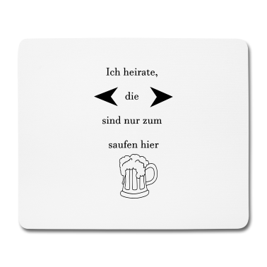 Junggesellenabschied Mousepad - Junggesellenabschied Polterabend