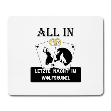 Junggesellenabschied Mousepad - ALL IN Junggesellenabschied
