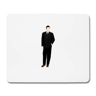 Junggesellenabschied Mousepad - Gentleman Junggesellenabschied