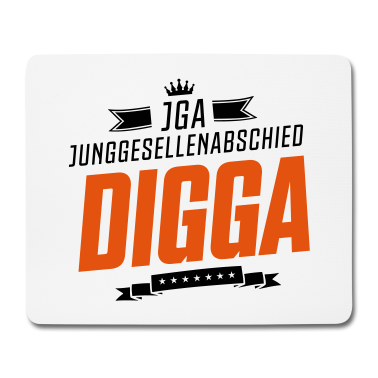 Junggesellenabschied Mousepad - junggesellenabschied digga