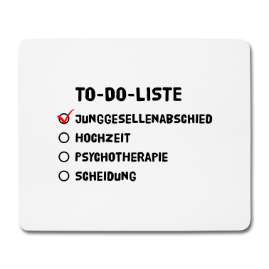 Junggesellenabschied Mousepad - junggesellenabschied