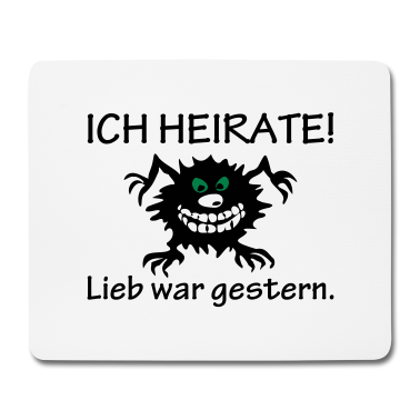 Junggesellenabschied Mousepad - Junggesellenabschied / Junggesellinnenabschied: