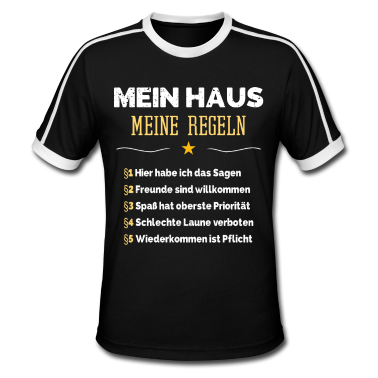 Einzug T-Shirt - Geschenk zum Einzug Hausregeln