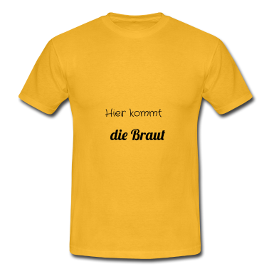 Einzug T-Shirt - Hier kommt die Braut